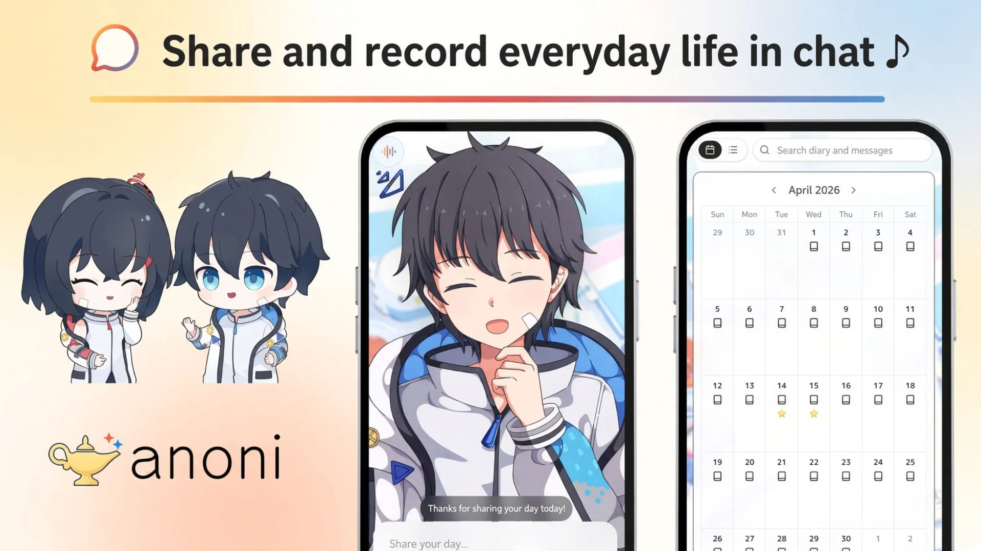 Haruto — Sharing and keeping everyday moments in chat